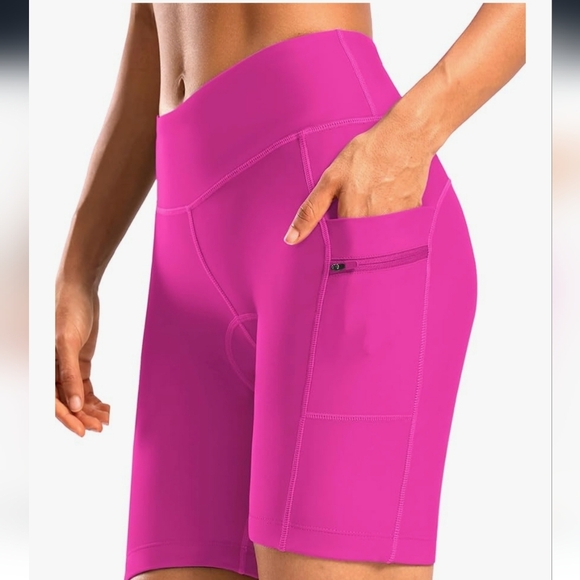 Bikewa Womens Sz M 4D Padded Bike Shorts Riding Spin Cycling Shorts - Picture 2 of 12